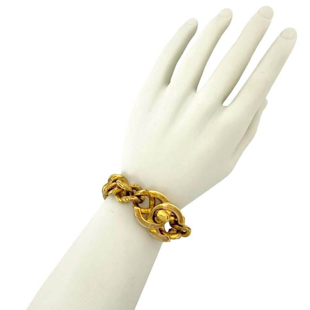 Chanel Cc Logo Chain Bracelet Metal #209657C14B